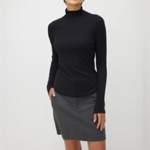 Kit and Ace Black Long Sleeve Turtleneck – Size Small
